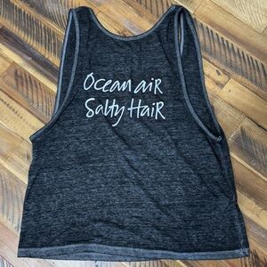 Ocean Air Salty Hair Open Back Tank
